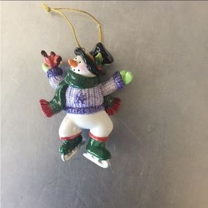 ⭐️Xmas Ornament Ice-skating snowman⭐️